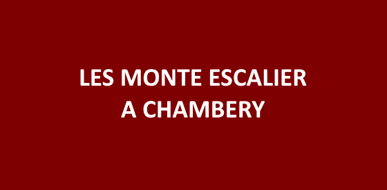 Article sur les monte escalier à Chambéry